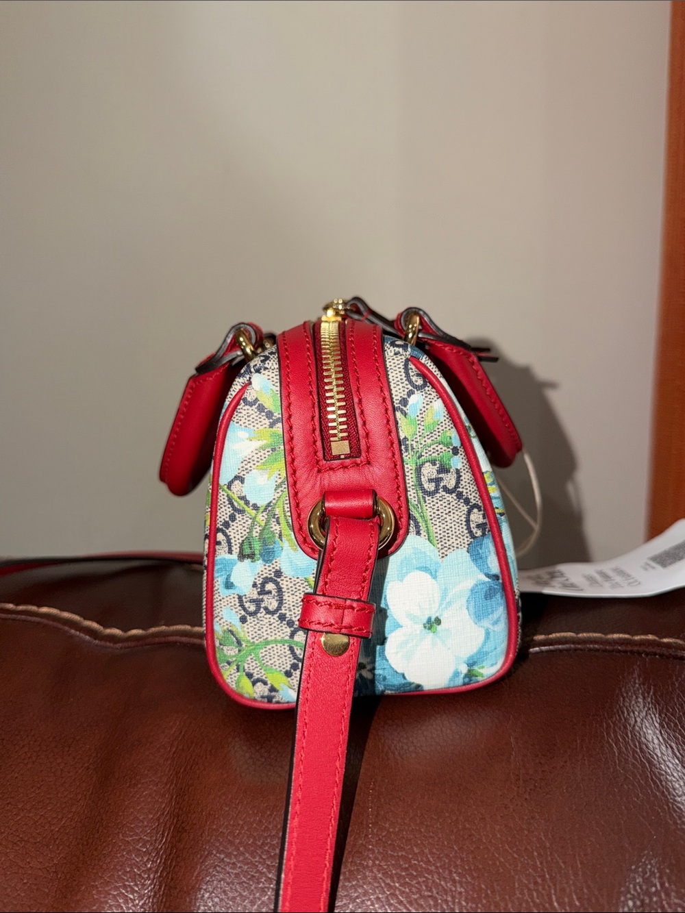 ‼️Authentic Gucci Floral Bloom Mini Boston Satchel Crossbody Bag - Picture 5 of 15